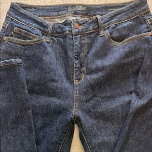 Judy Blue Women's Dark Blue Jeans. Slim Bootcut. Size 13/31. No Distress.